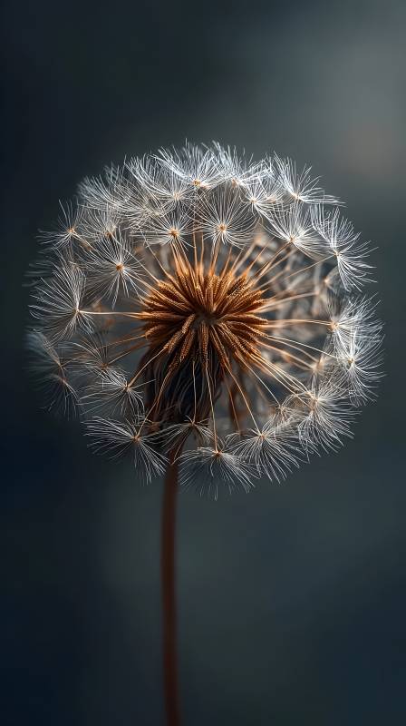 蒲公英的轻盈瞬间图片