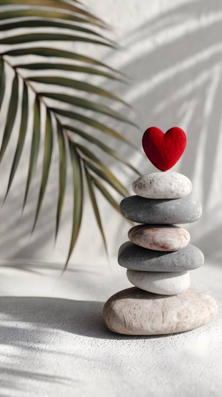 心石叠影图片