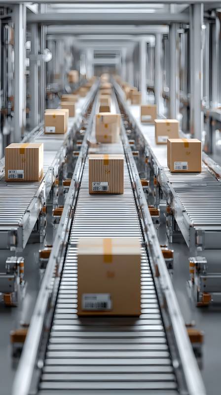 智能物流输送线图片