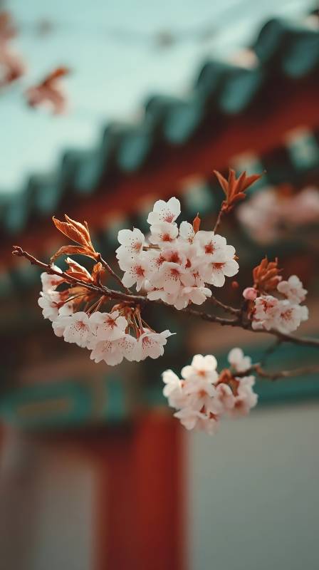 樱花绽放春意浓图片