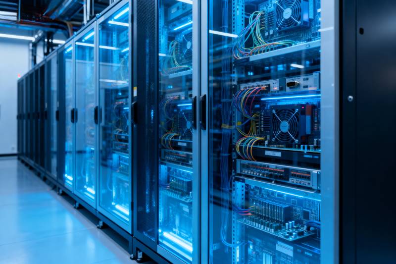 数据中心机柜图片