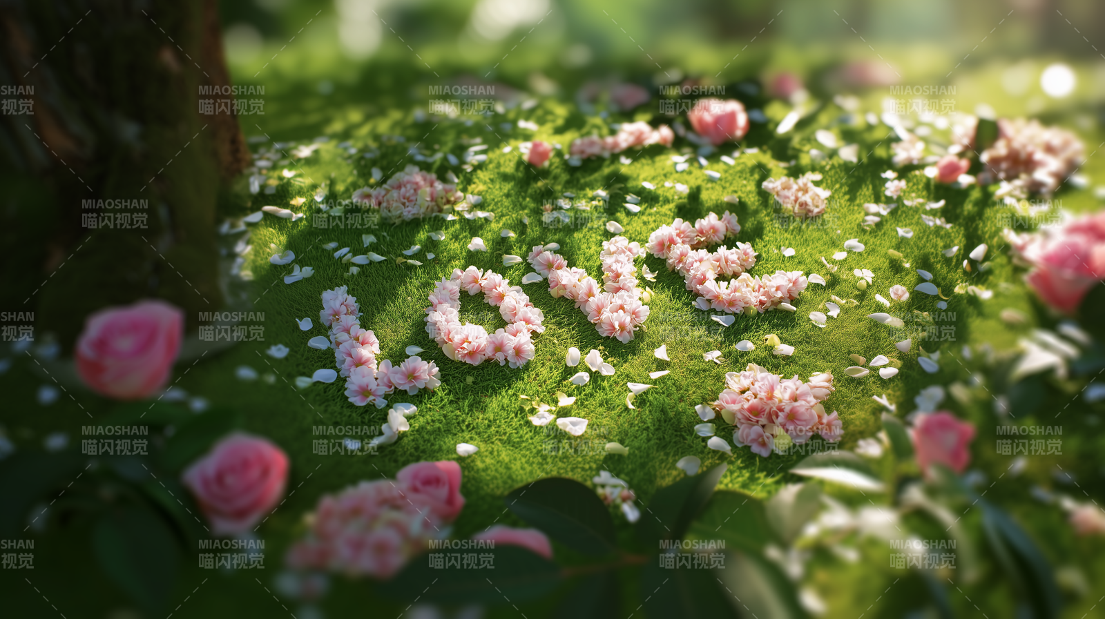 花语 爱在绿意中图片