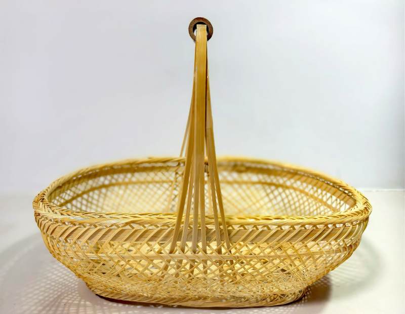 竹编提篮图片