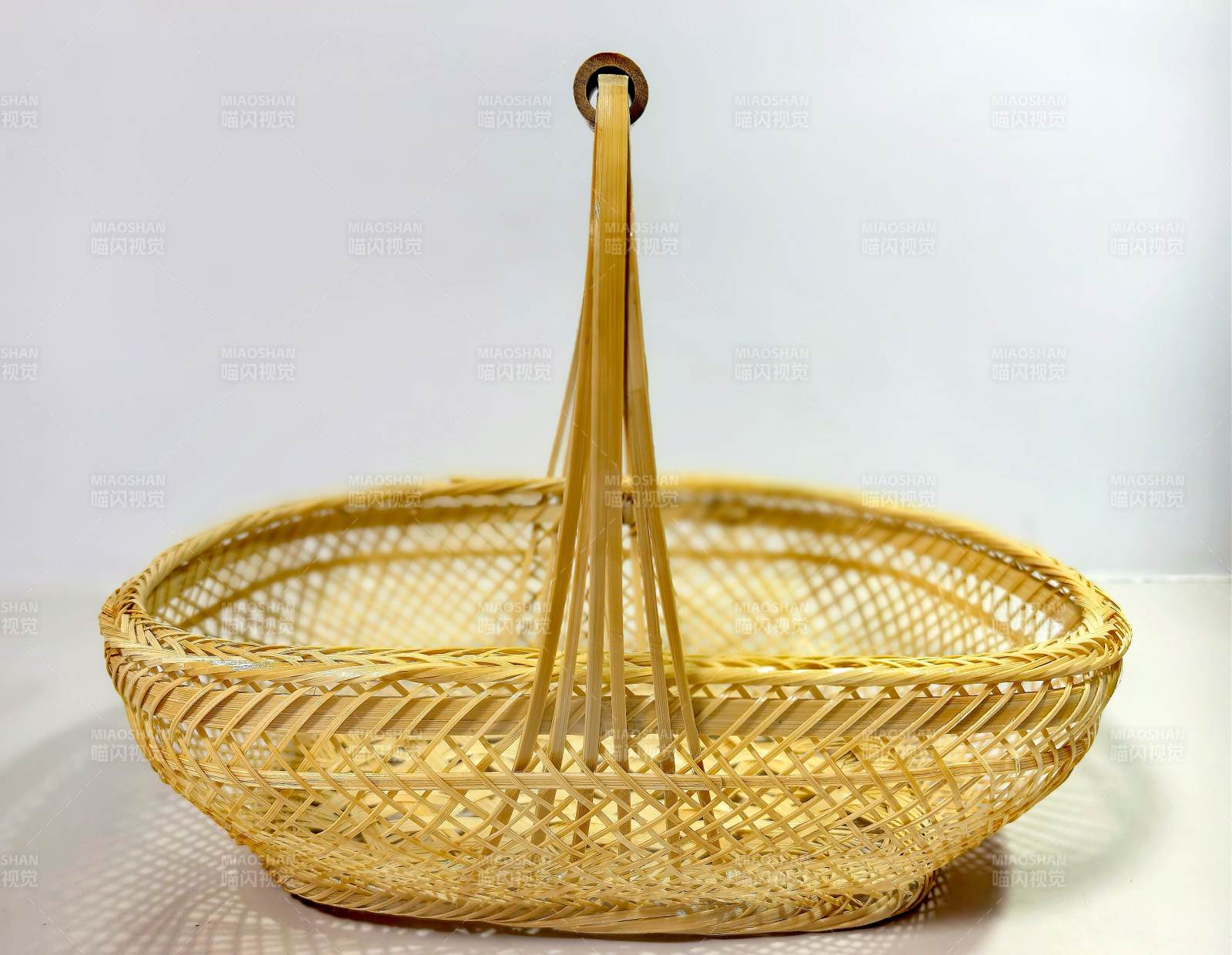 竹编提篮图片