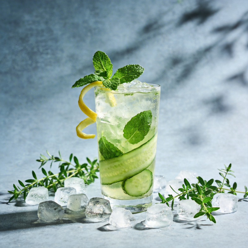 清凉薄荷黄瓜饮图片