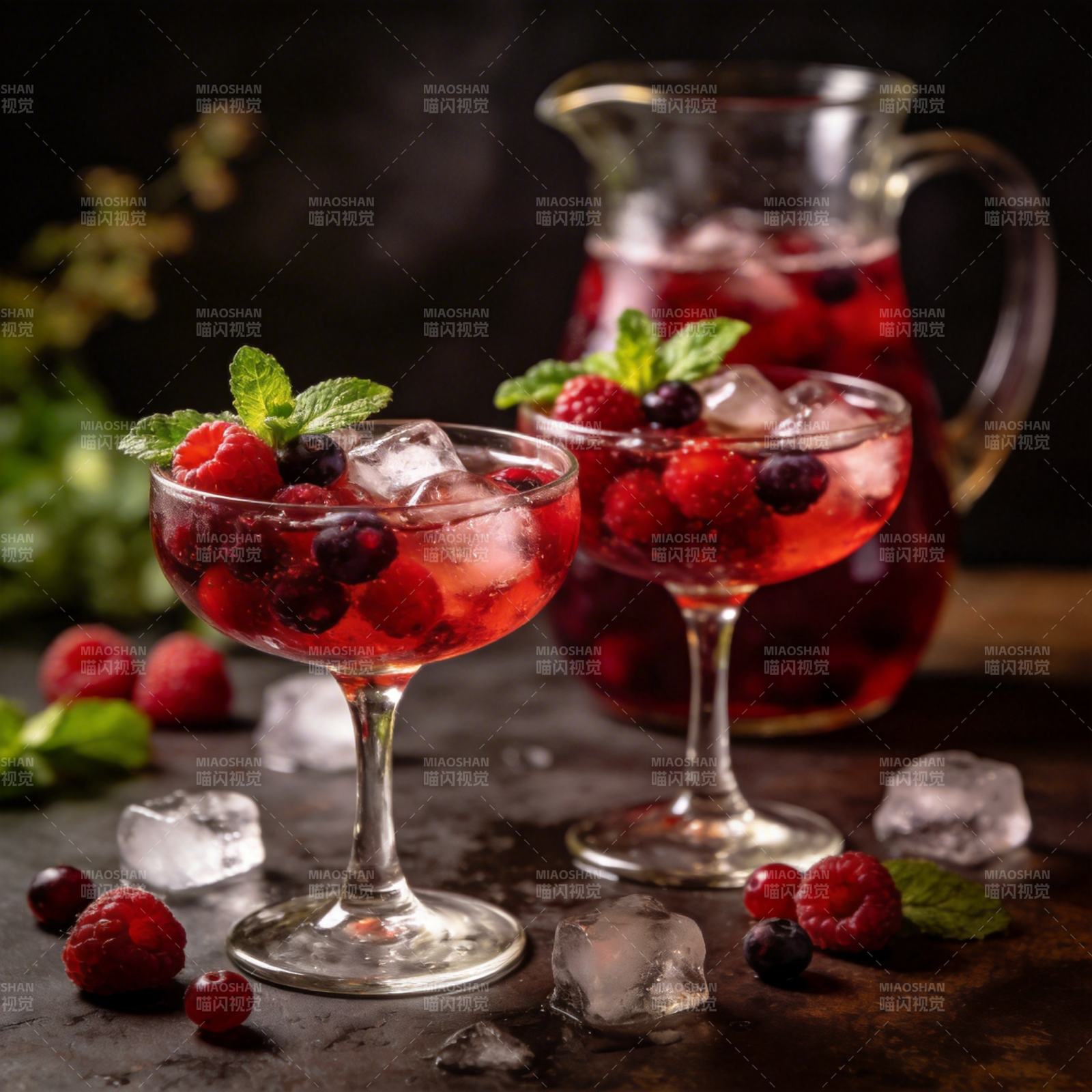 莓果冰饮 清凉一夏图片