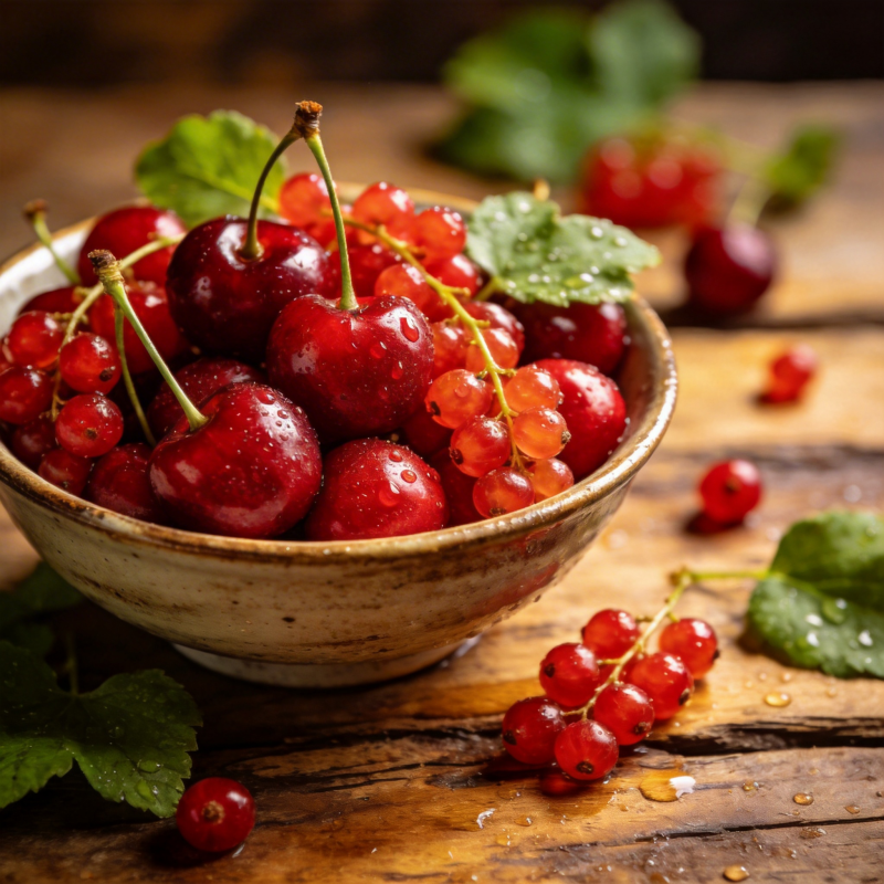 樱桃与红醋栗图片