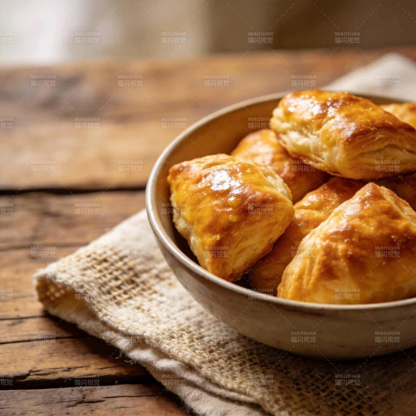 金黄酥皮点心图片