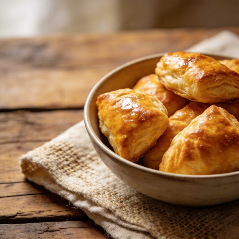 金黄酥皮点心图片