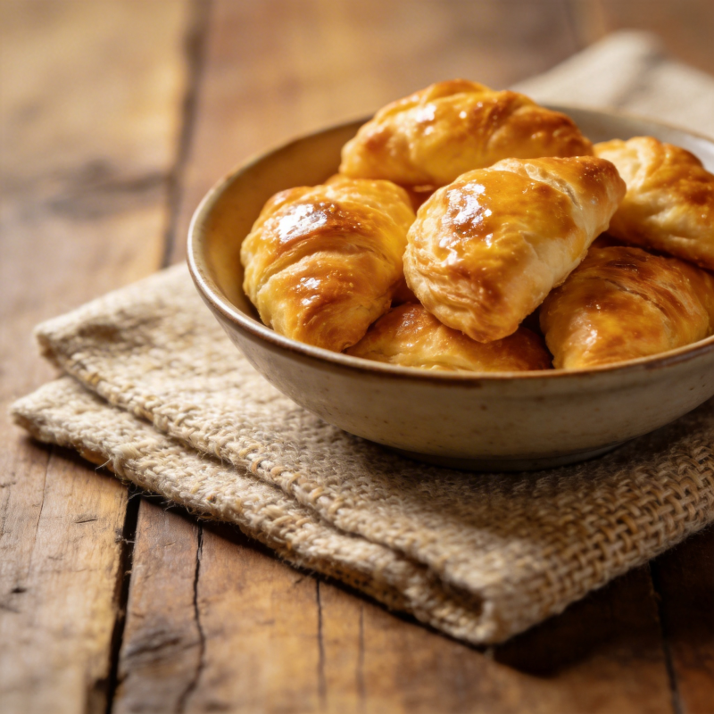 金黄酥皮点心图片