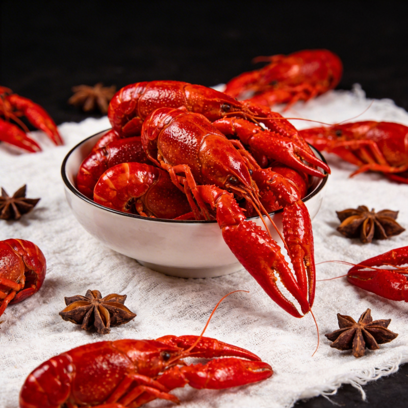 红亮小龙虾 香料相伴图片