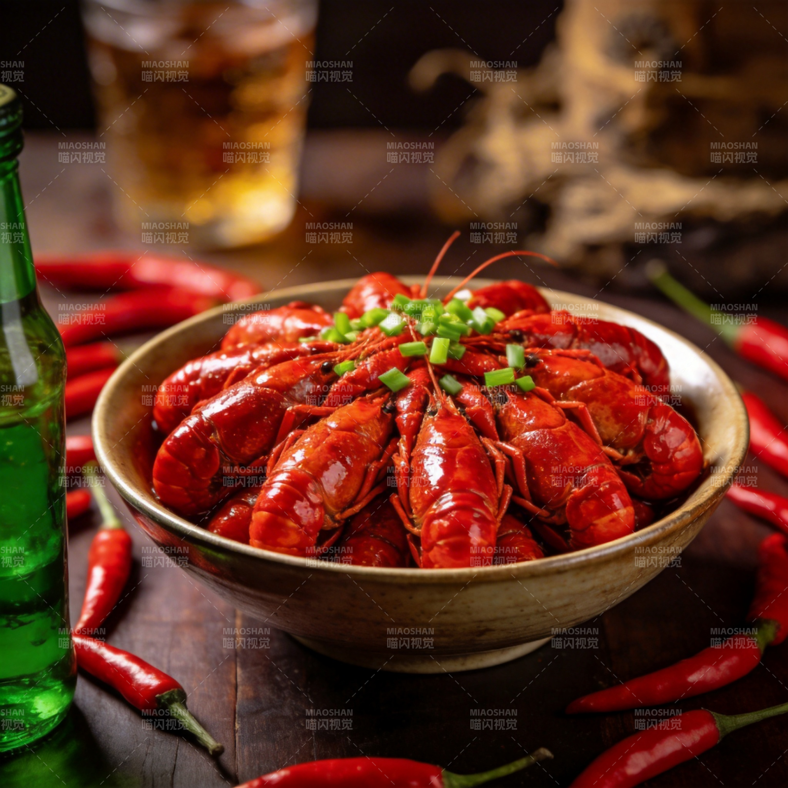 麻辣小龙虾盛宴图片