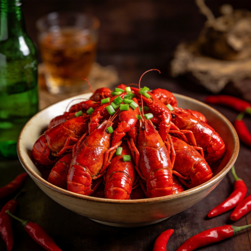 麻辣小龙虾盛宴图片