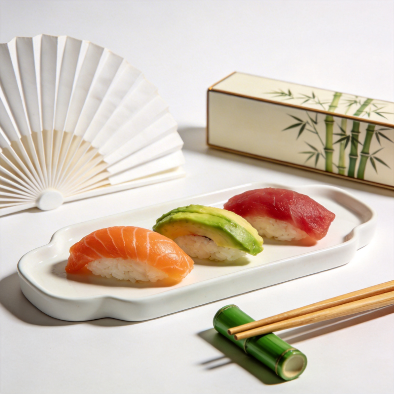 精致寿司三味图片