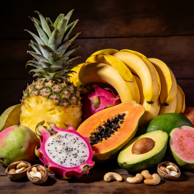 热带水果盛宴图片