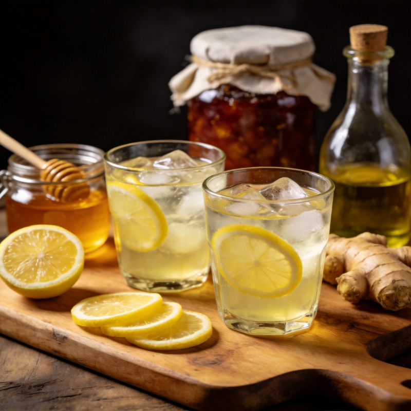 柠檬蜂蜜饮图片