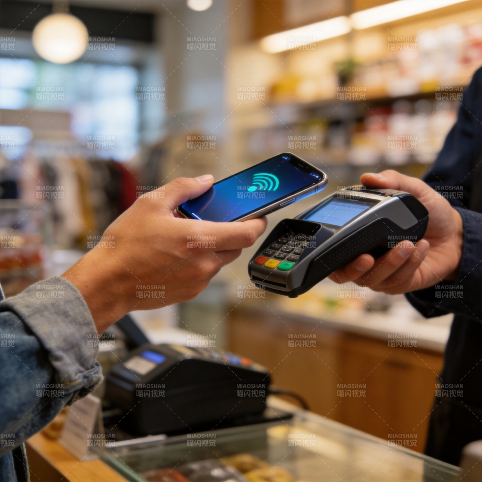 手机支付便捷体验图片