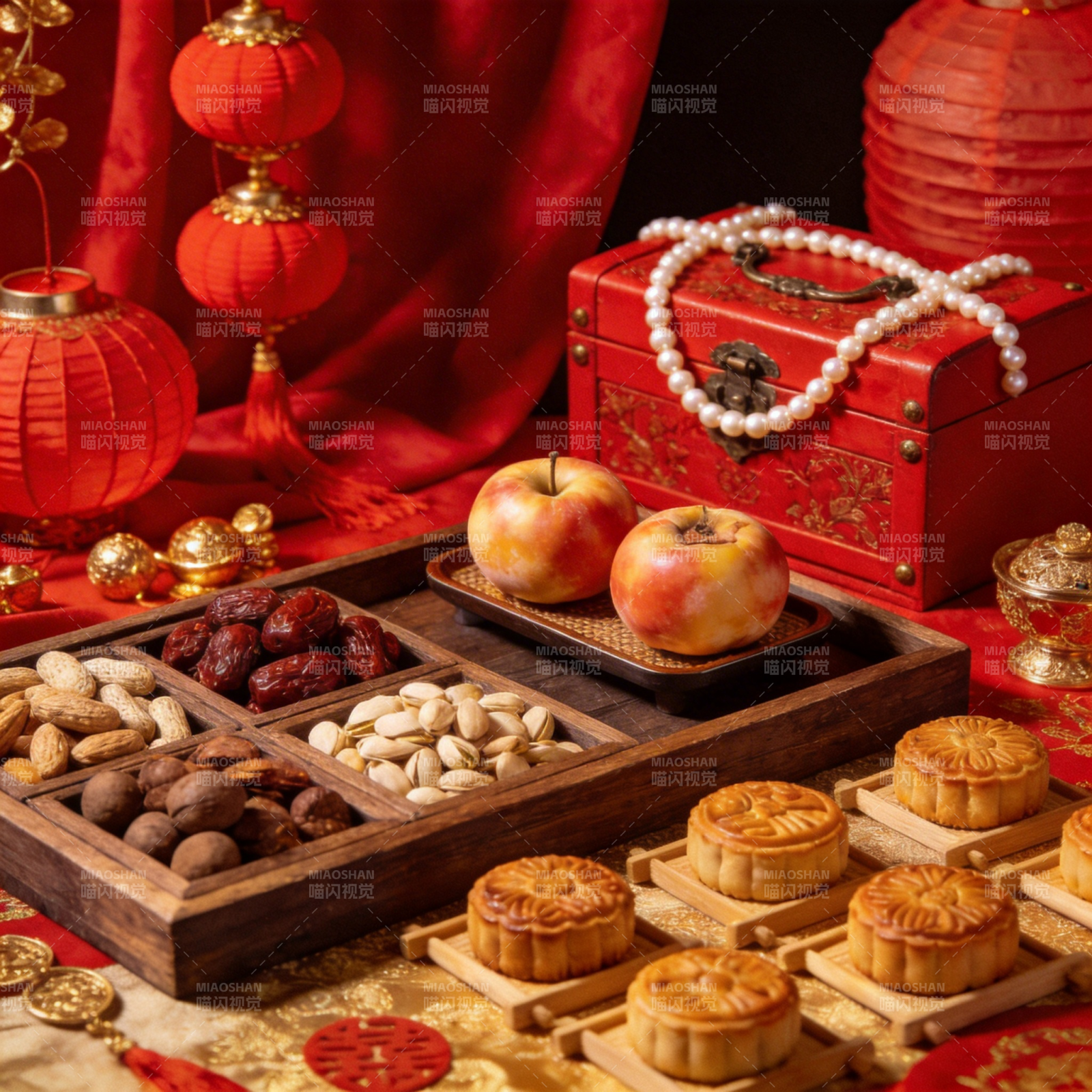 中秋佳节美食图图片