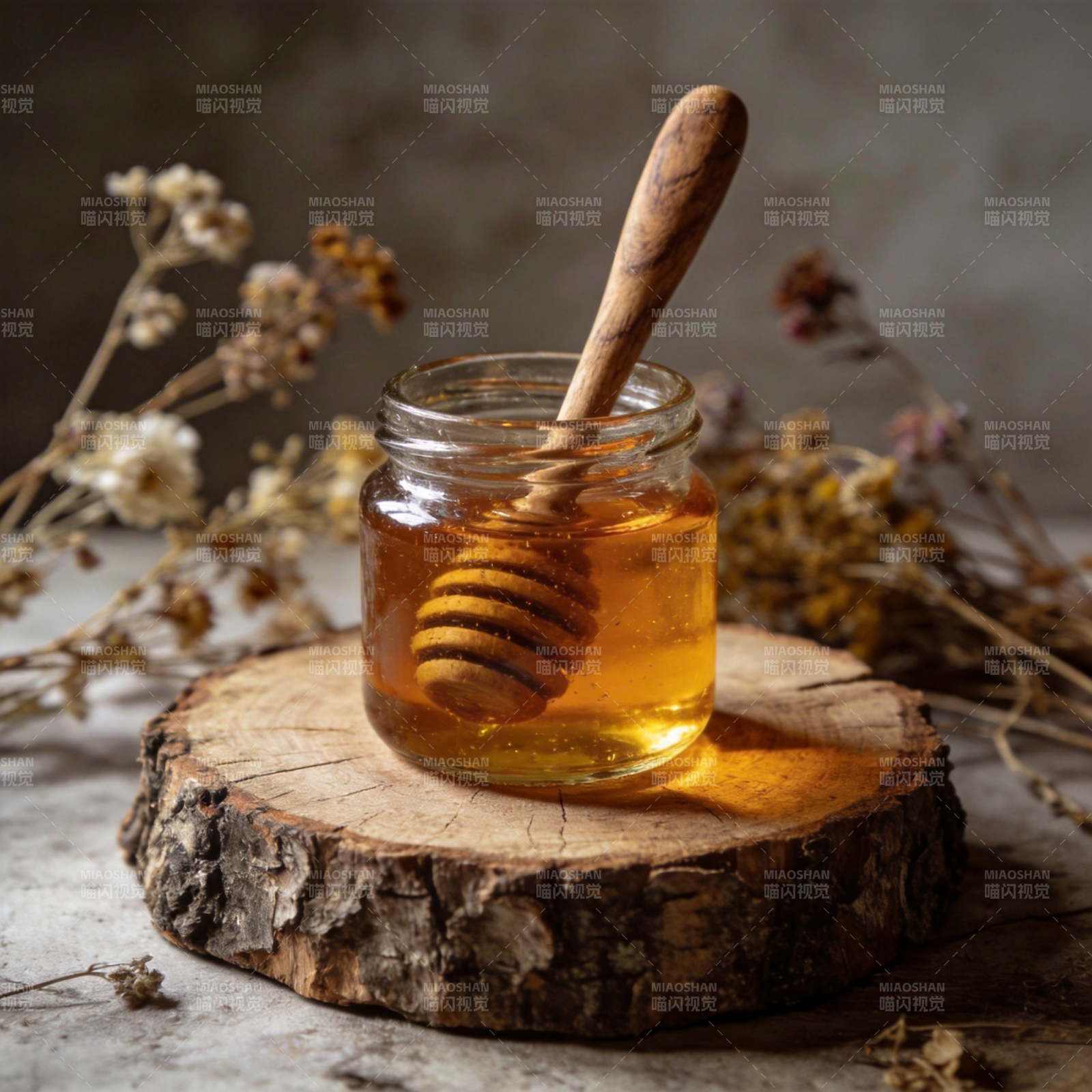 蜂蜜静物图片