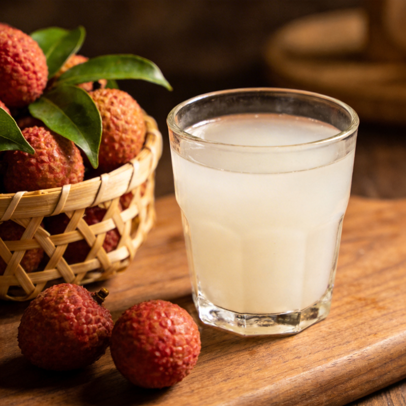 荔枝饮品 清新怡人图片