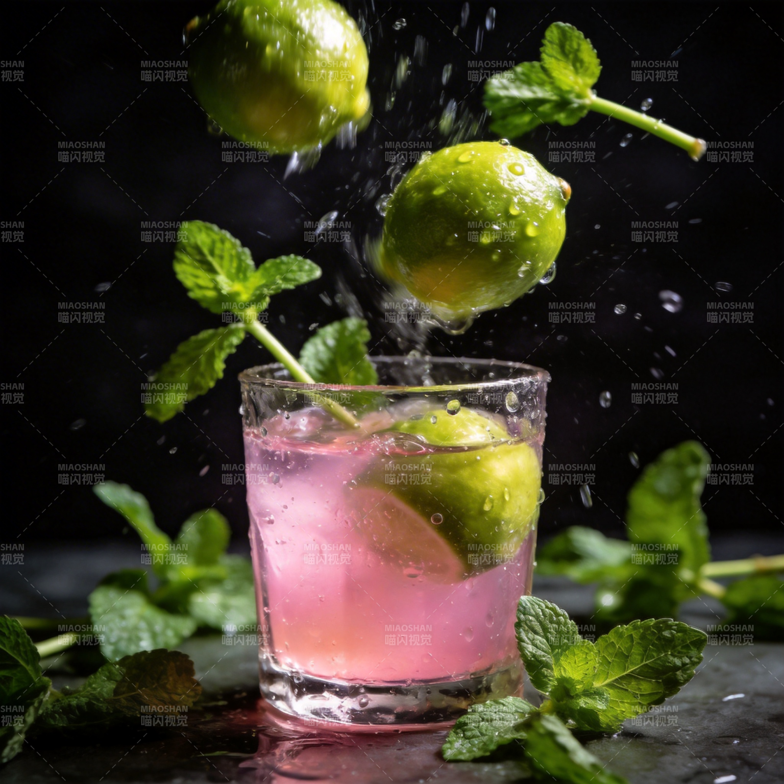 青柠飞溅 薄荷沁爽图片