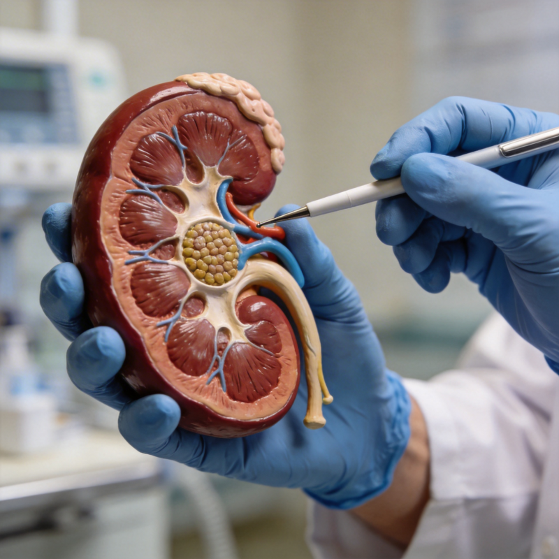 肾脏解剖模型展示图片