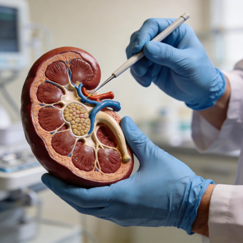 肾脏解剖模型展示图片