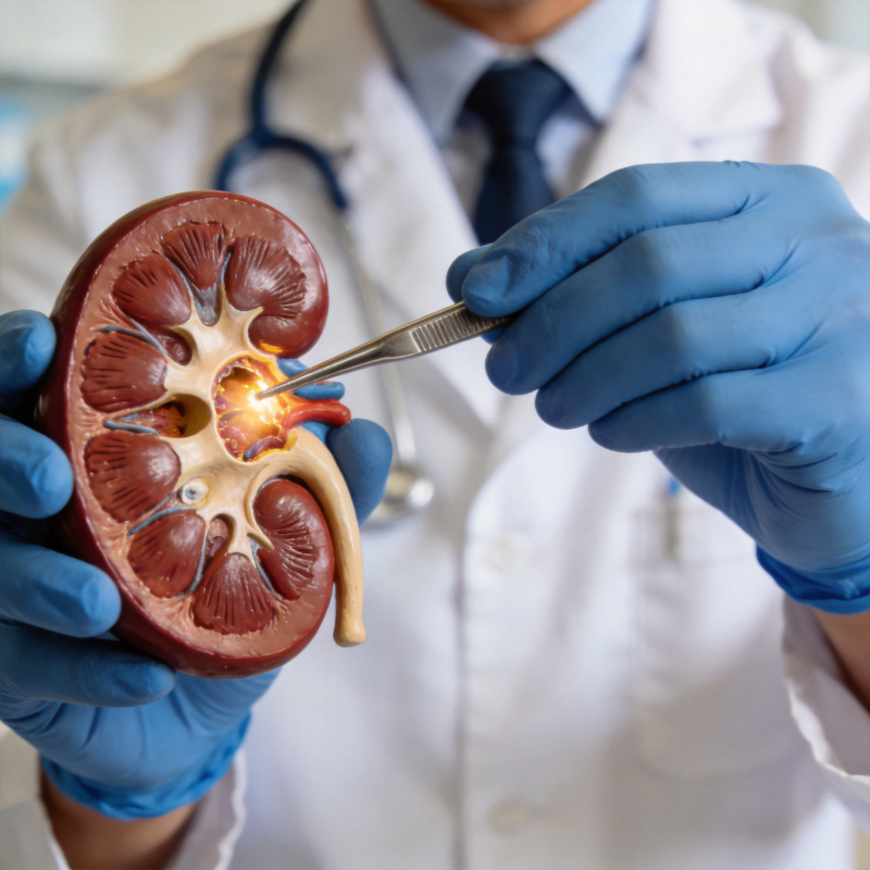 肾脏解剖模型展示图片