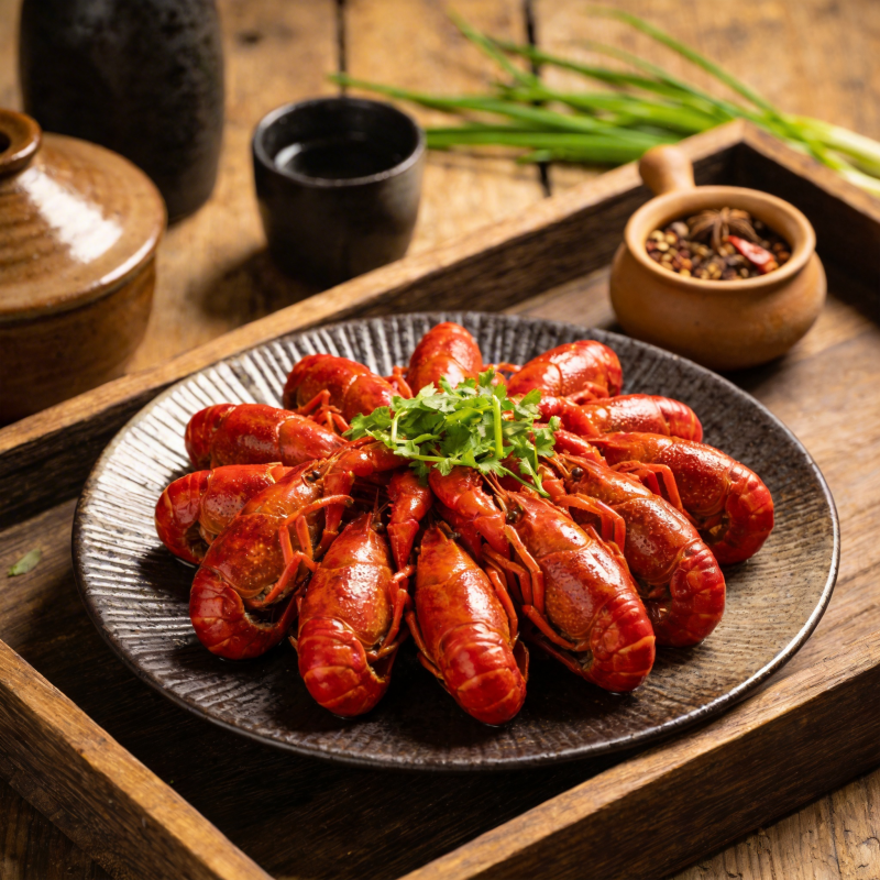 麻辣小龙虾盛宴图片
