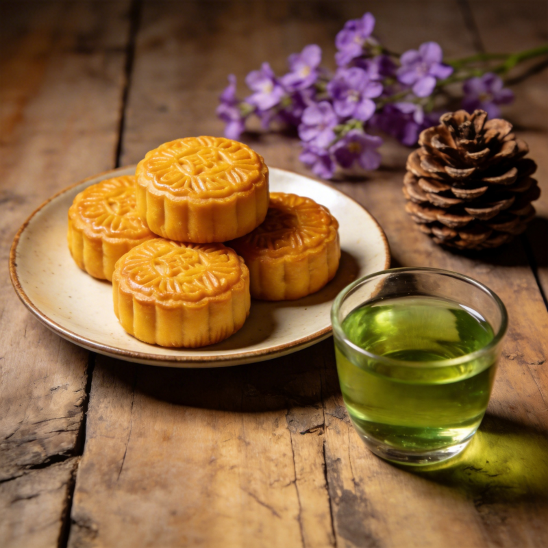 月饼配茶 秋日雅韵图片