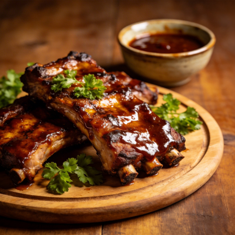 酱香烤肋排图片