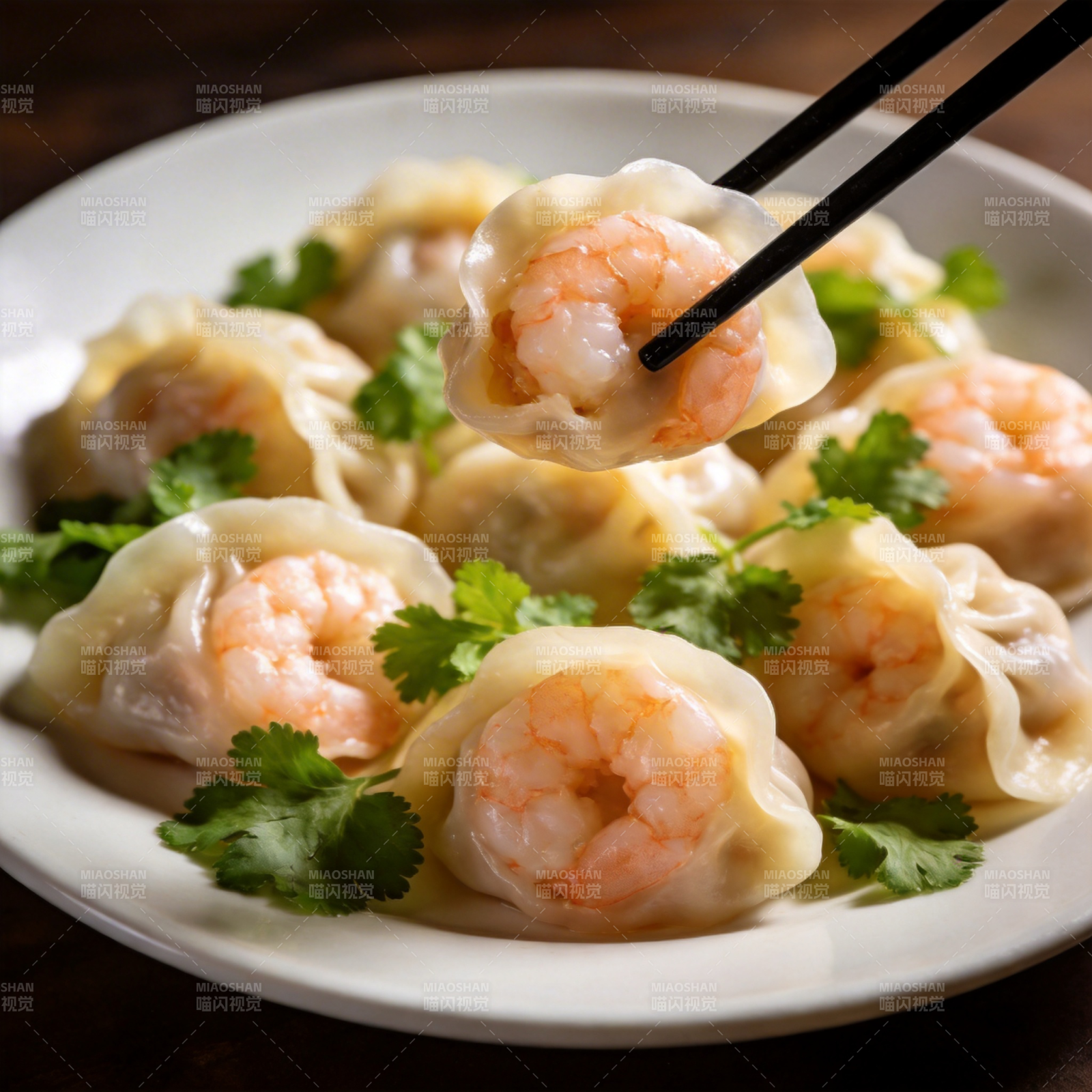 虾仁蒸饺 鲜美诱人图片