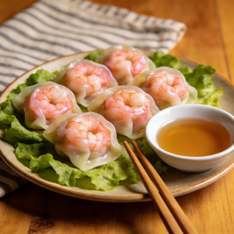 虾仁水晶饺图片