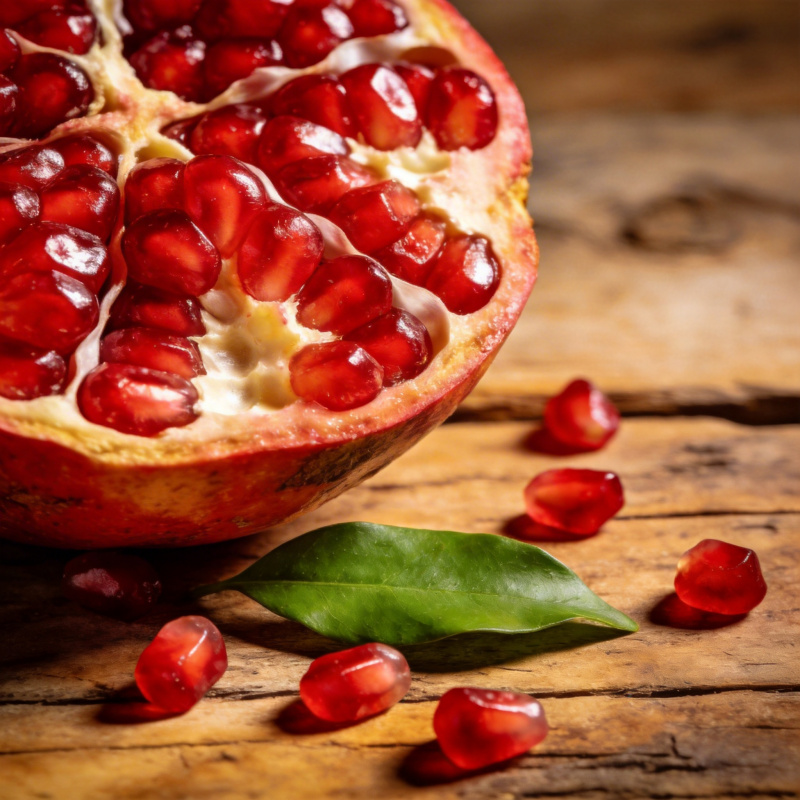 石榴鲜红诱人图片