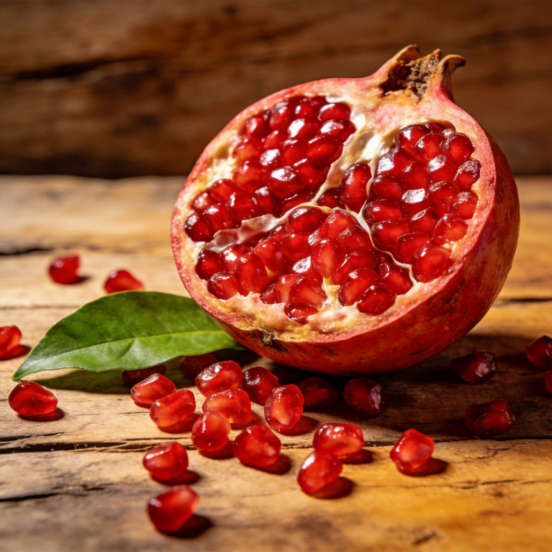 石榴鲜红诱人图片