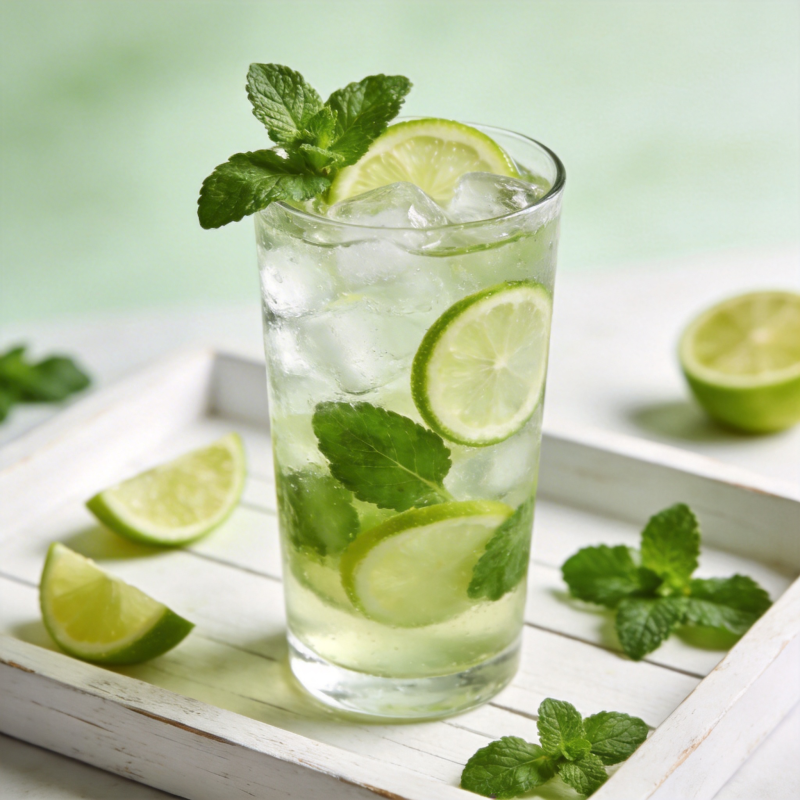 清新莫吉托饮品图片