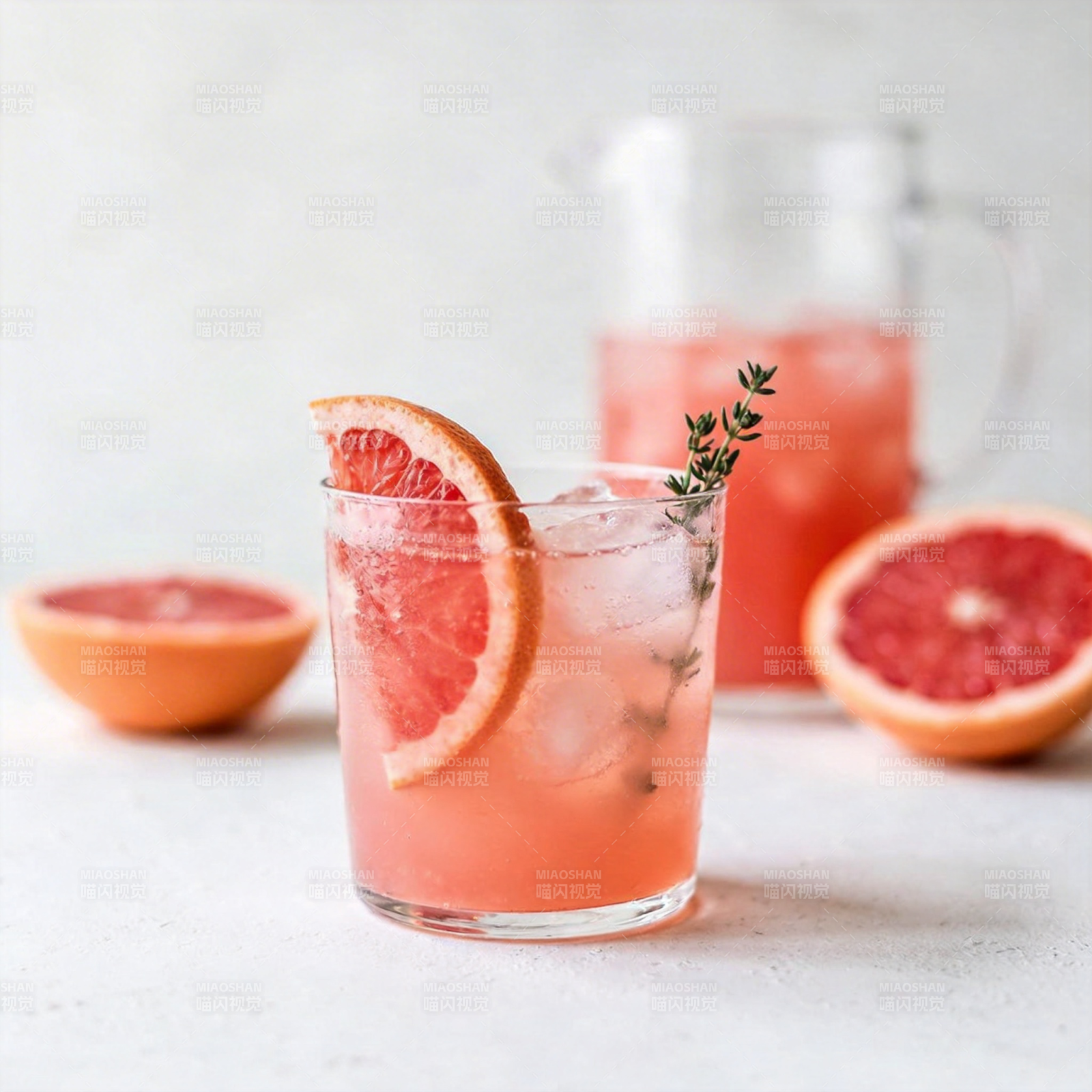 柚子薄荷饮图片