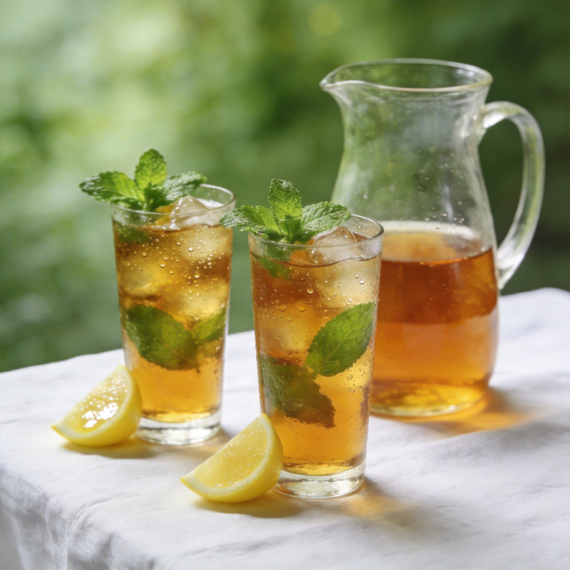 冰镇薄荷柠檬茶图片
