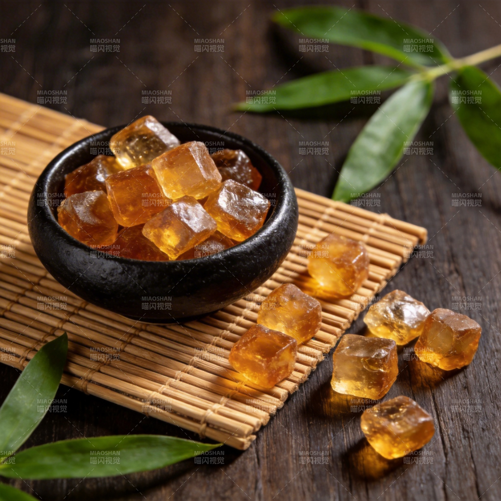 琥珀糖晶莹剔透图片