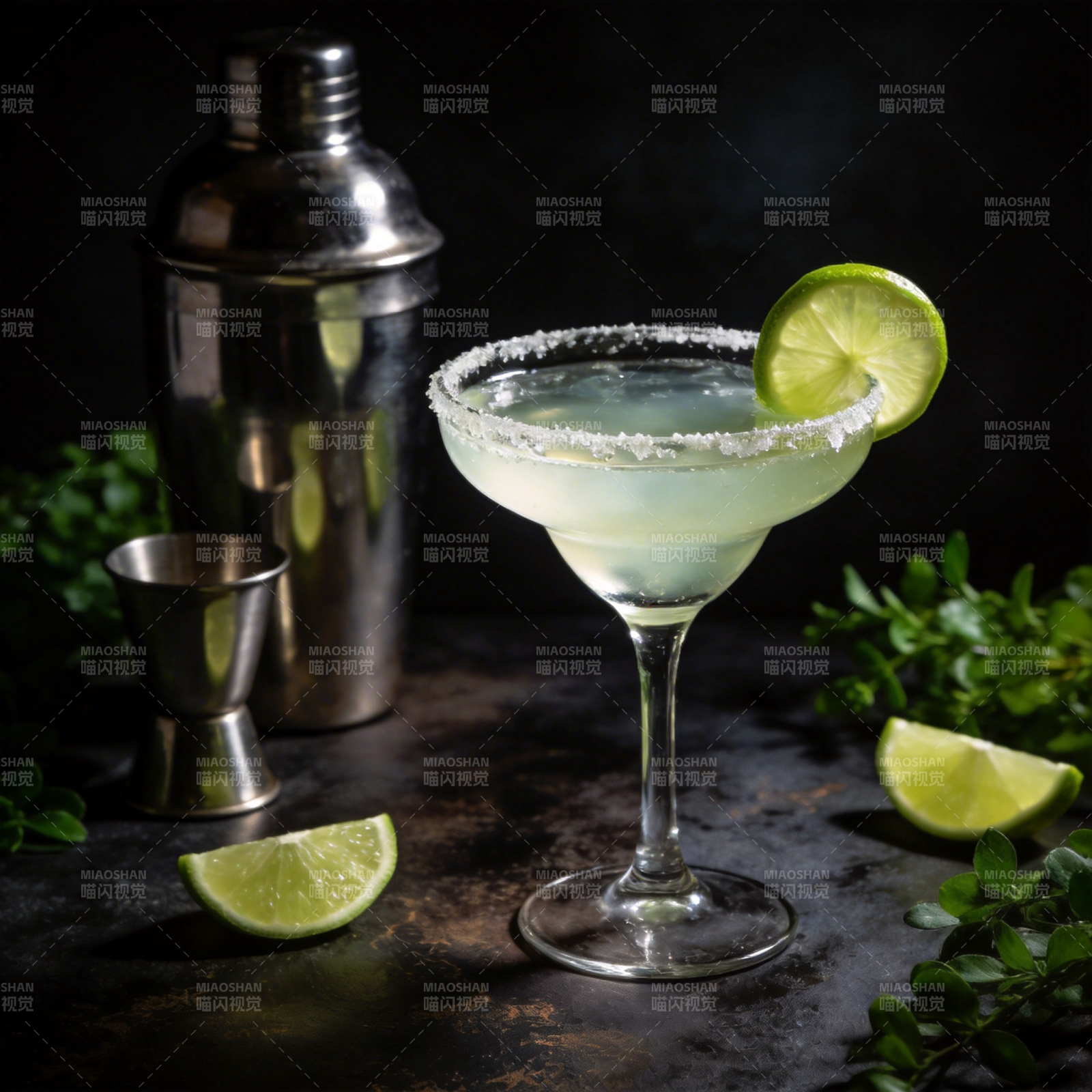 清新玛格丽特鸡尾酒图片