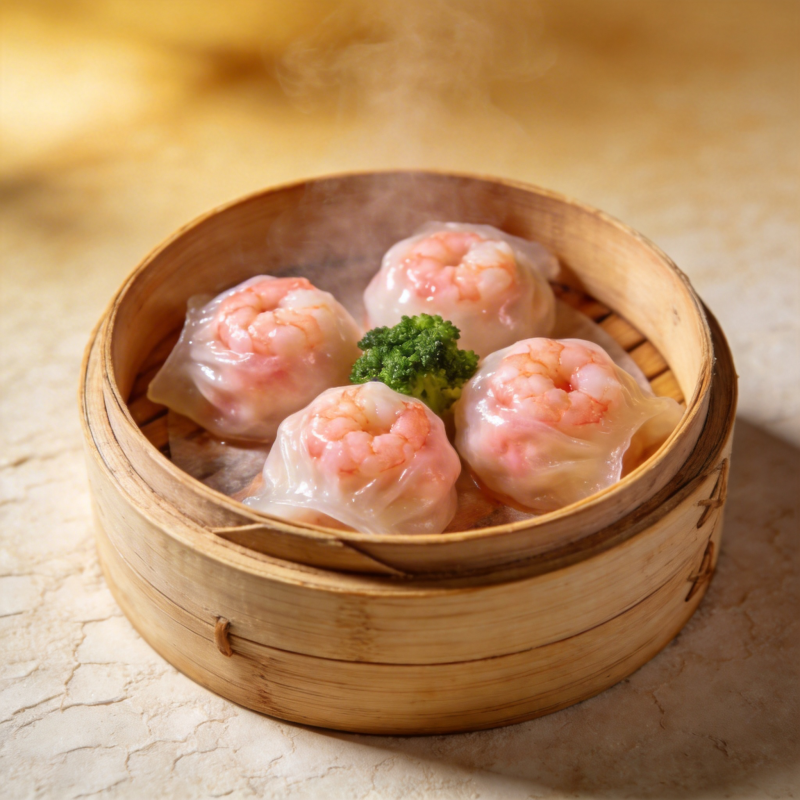 虾饺蒸笼图片