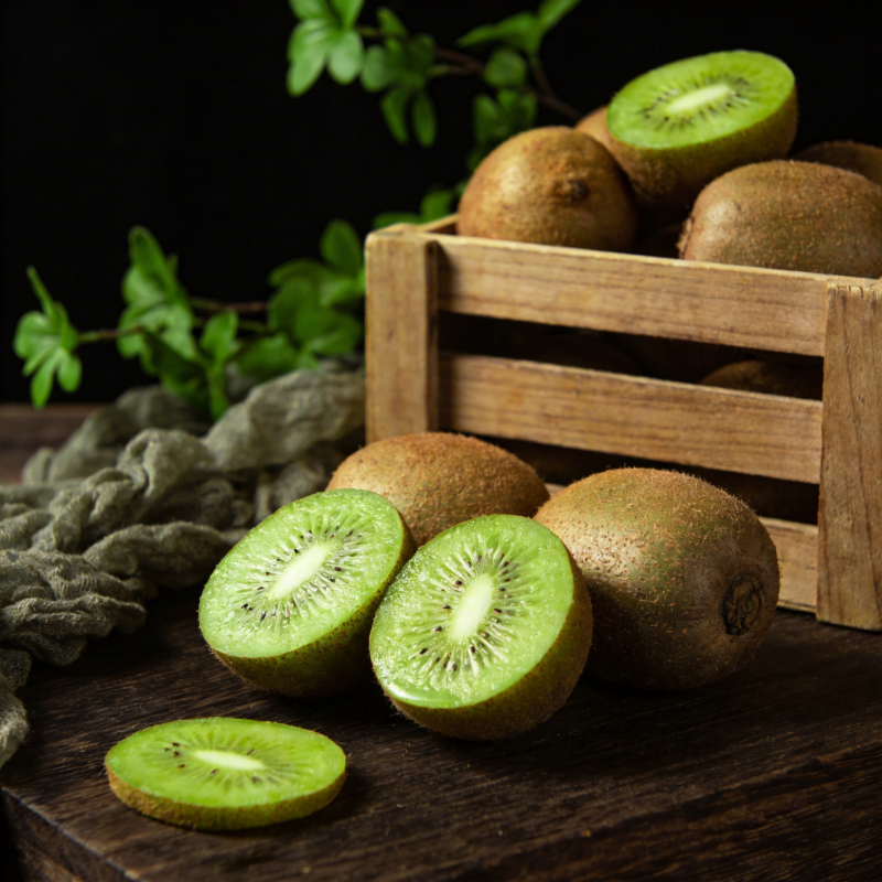 新鲜猕猴桃特写图片