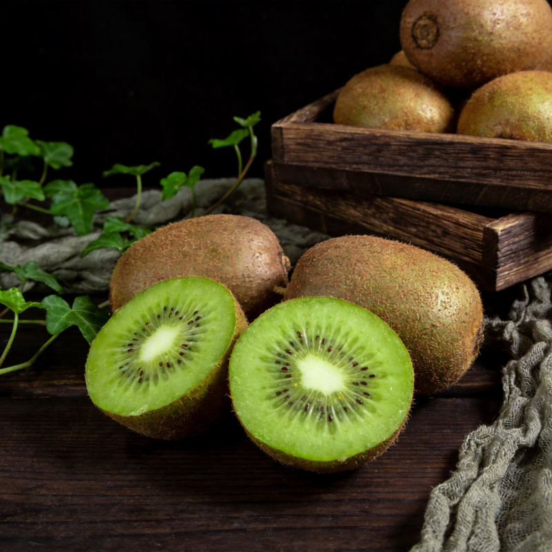 新鲜猕猴桃特写图片
