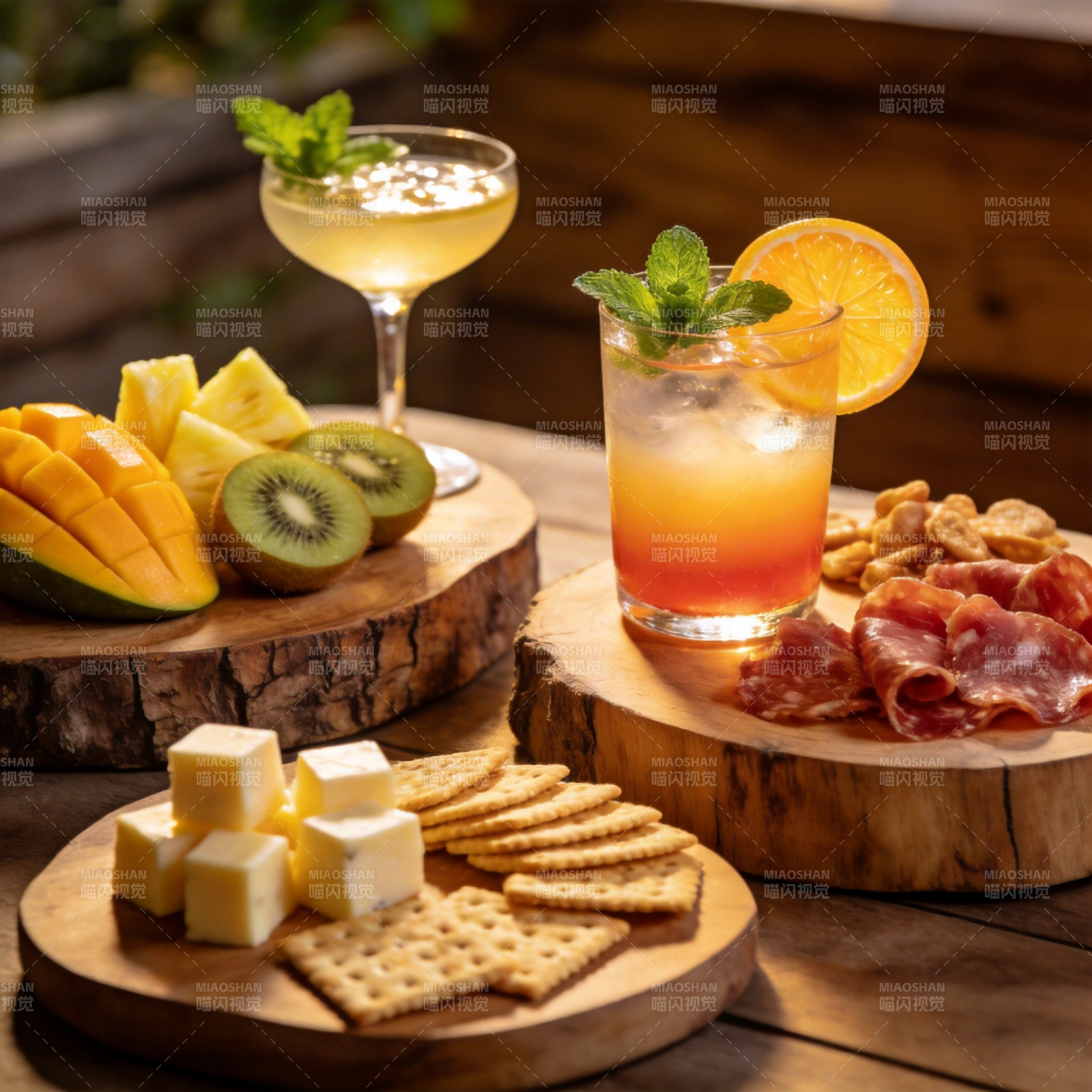 果酒配餐 惬意时光图片