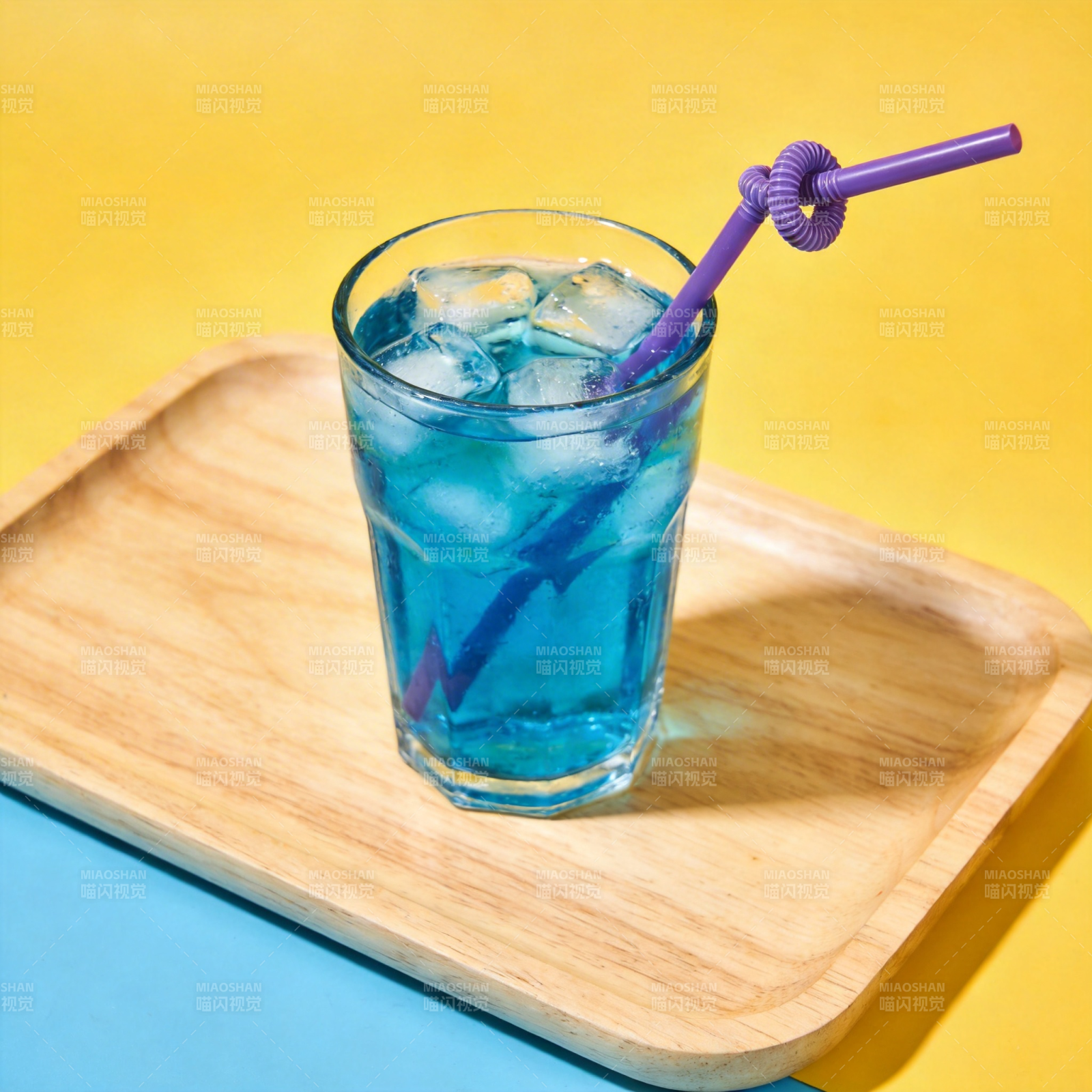 蓝饮冰爽一夏图片