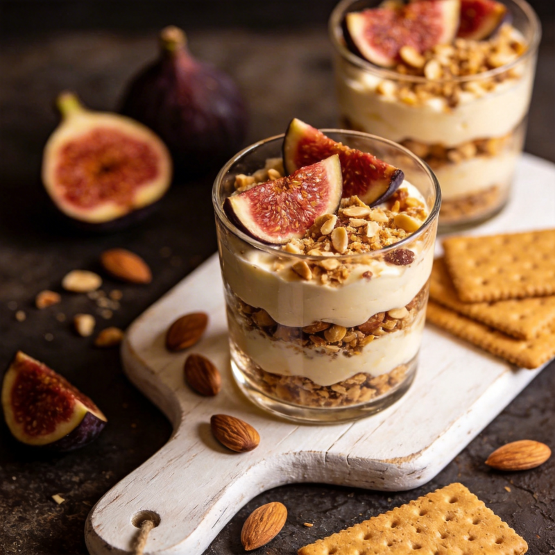 无花果奶酪杯图片
