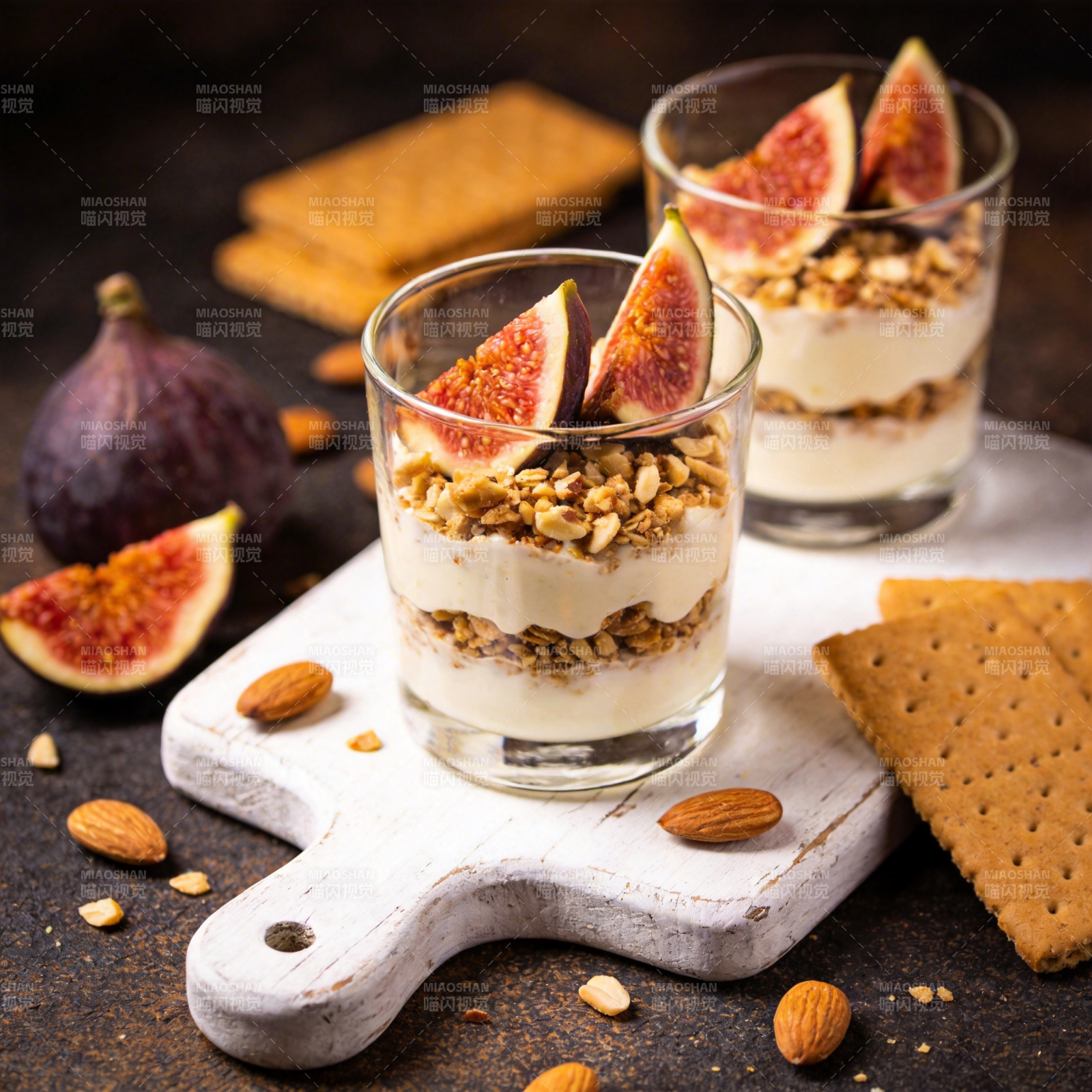 无花果奶酪杯图片