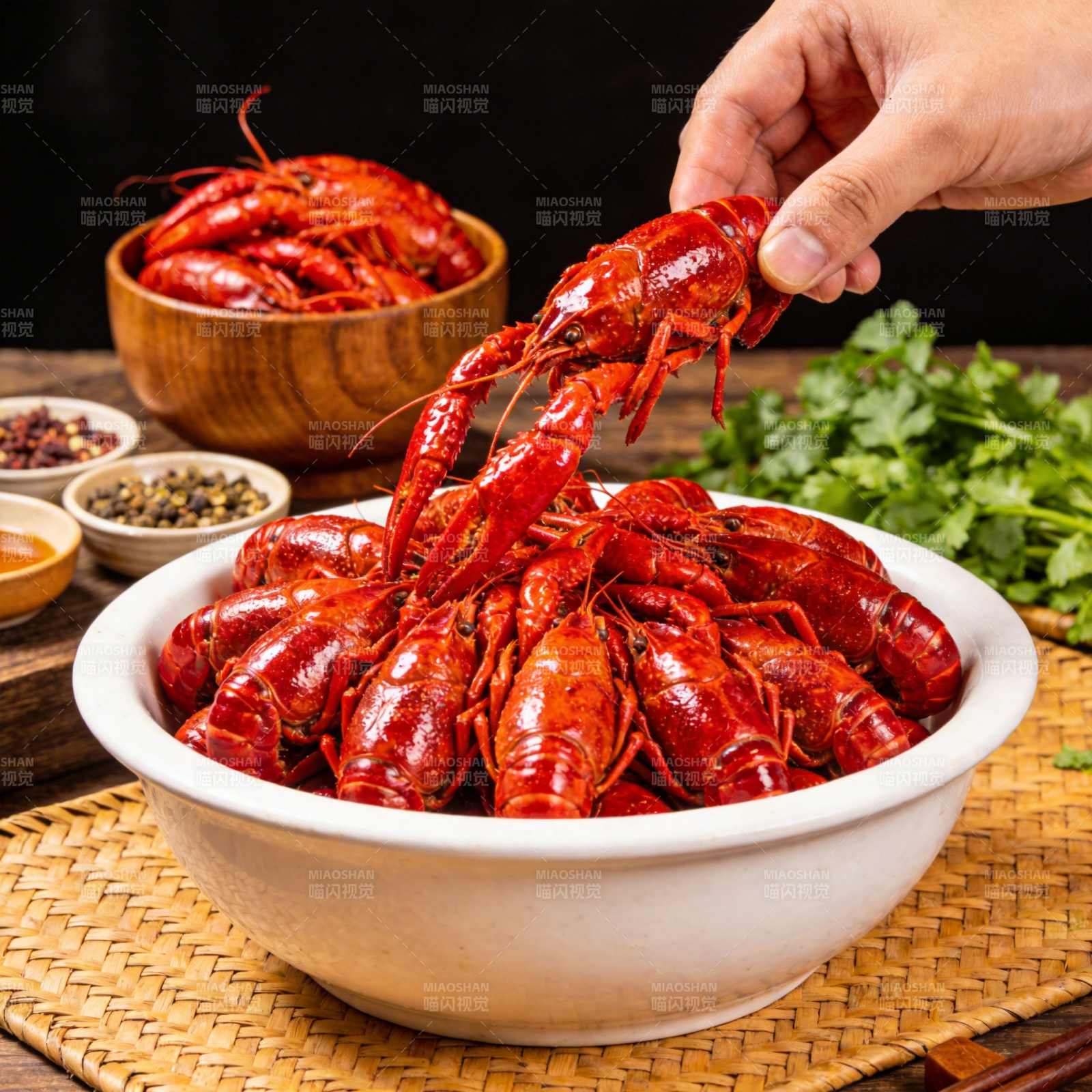 麻辣小龙虾盛宴图片