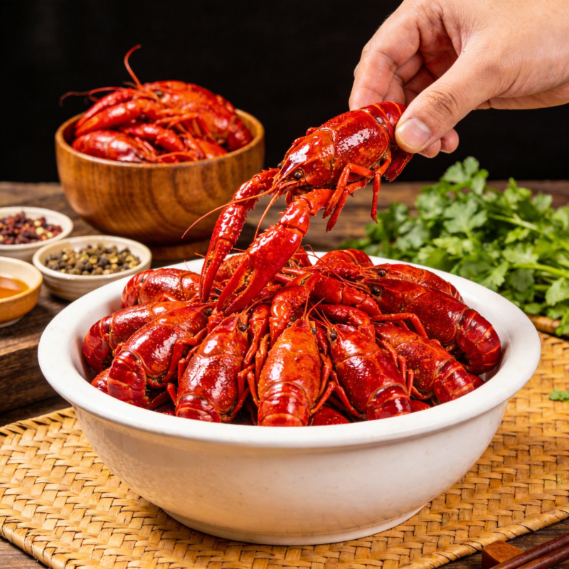 麻辣小龙虾盛宴图片