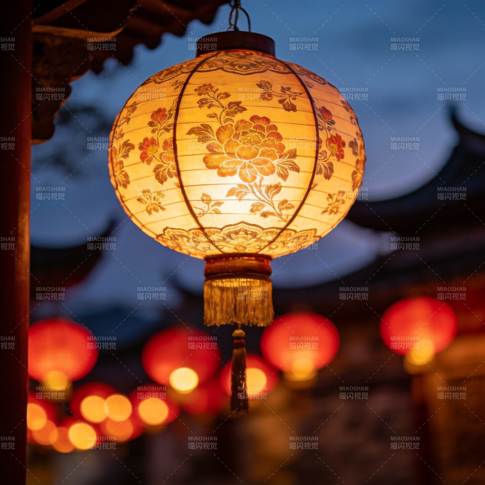 花灯映夜 古韵悠长图片